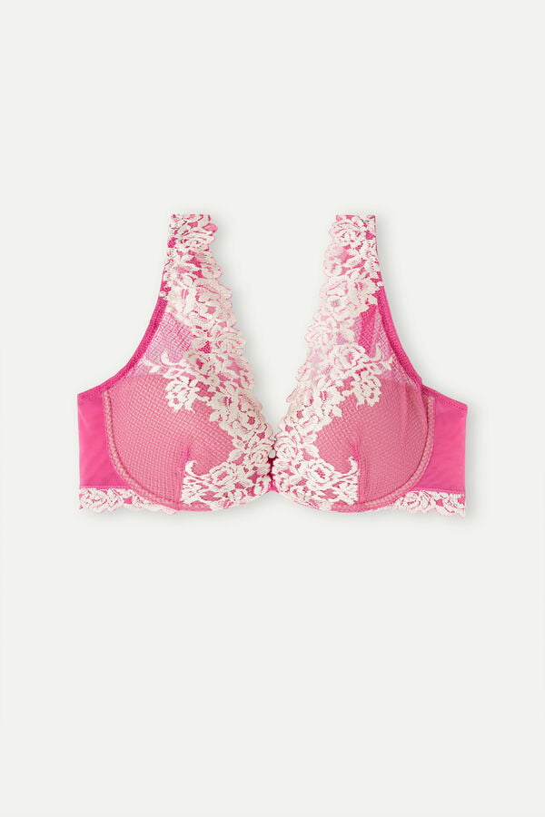 Intimssimi Pretty Flowers Elena Balconette Bra Rosas | PECIF53888