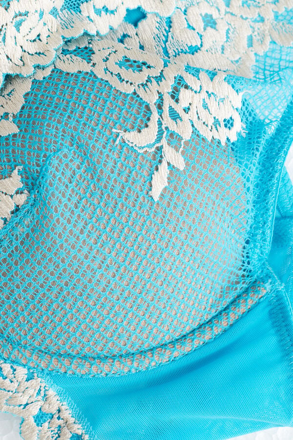 Intimssimi Pretty Flowers Elena Balconette Bra Azules | PEIIZ56680