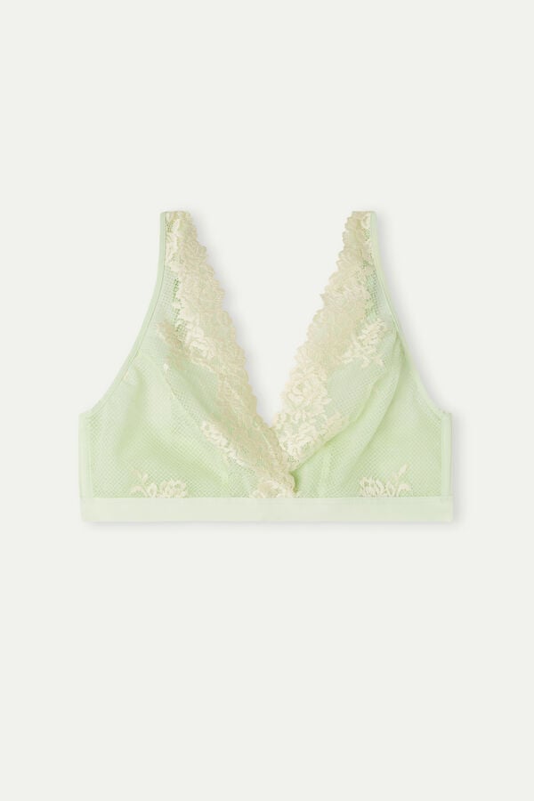 Intimssimi Pretty Flowers Lara Triangle Bra Verde | PEDYB45476