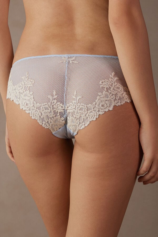 Intimssimi Pretty Flowers Panties Azules Claro | PEDYB58533