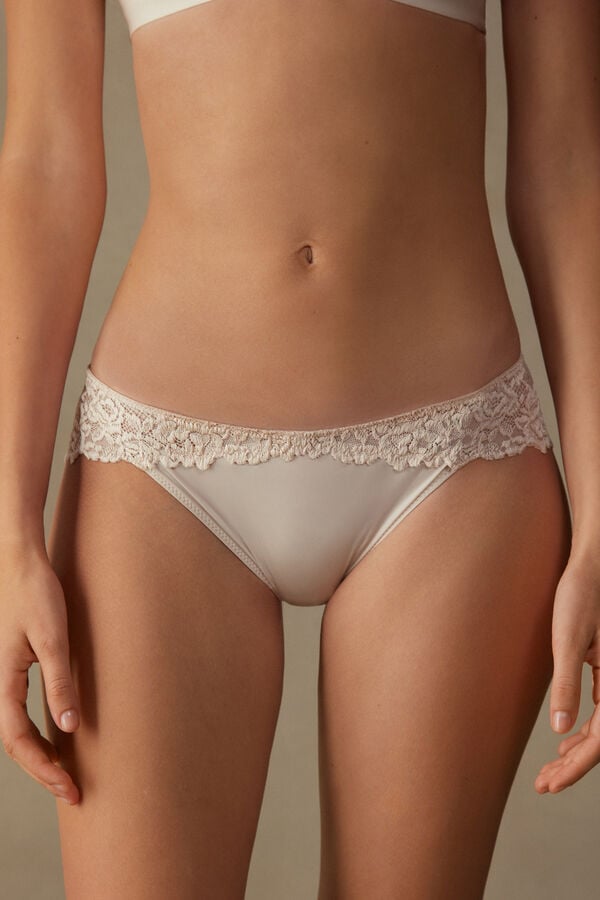 Intimssimi Pretty Flowers Panties Natural | APEWC47816