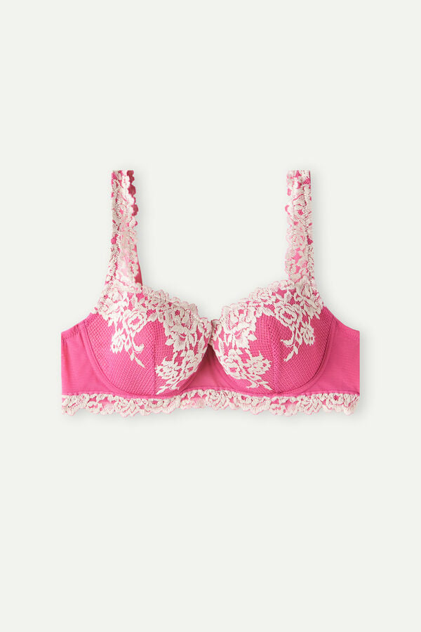 Intimssimi Pretty Flowers Sofia Balconette Bra Rosas | ZPEMJ99660