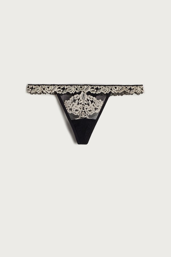 Intimssimi Pretty Flowers String Thong Multicolor | APEWC45717