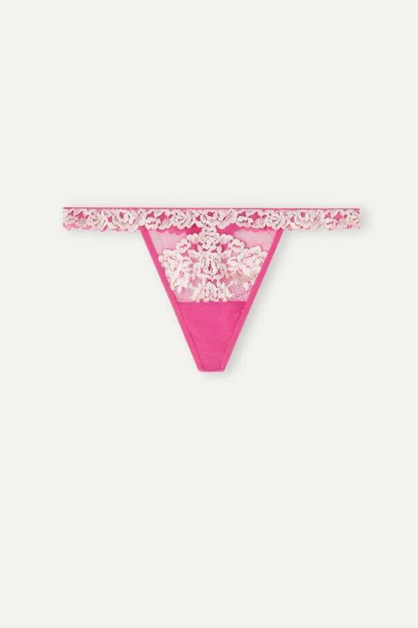 Intimssimi Pretty Flowers String Thong Rosas | PEJZR22073