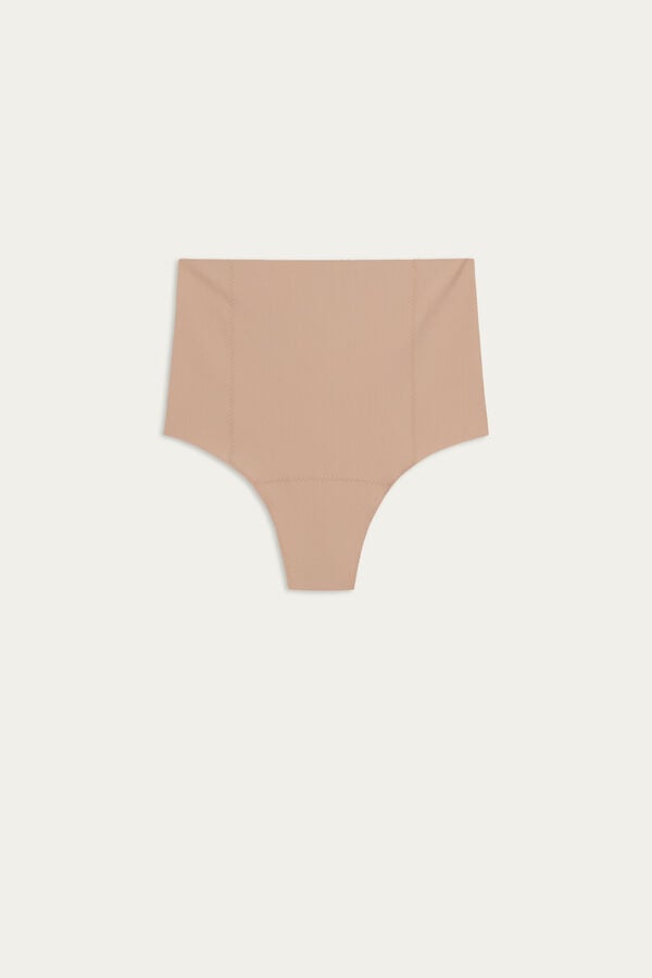 Intimssimi Raw-Cut Microfiber French Knickers Natural | PEDYB67996