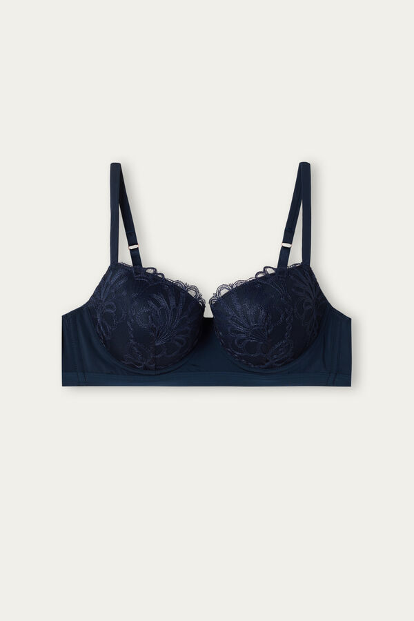 Intimssimi Romantic Life Sofia Balconette Bra Azules | PENEJ53655