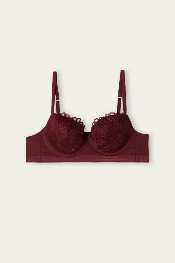 Intimssimi Romantic Life Sofia Balconette Bra Rojas | YPEVQ79377