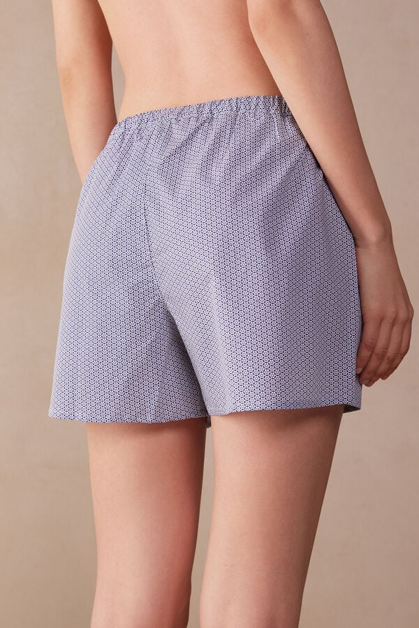 Intimssimi Santorini View Cotton Cloth Shorts Print | MPEHR98106