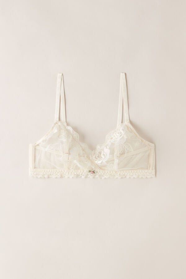 Intimssimi Scent of Roses Emma Triangle Bra Natural | GPEUC44998