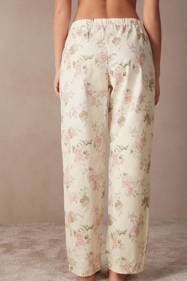 Intimssimi Scent of Roses Full Length Cotton Cloth Pants Print | PEDFL49223