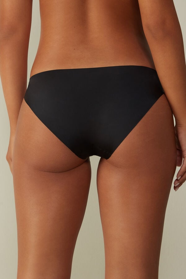 Intimssimi Seamless Microfiber Panties Negras | PEJKU61544