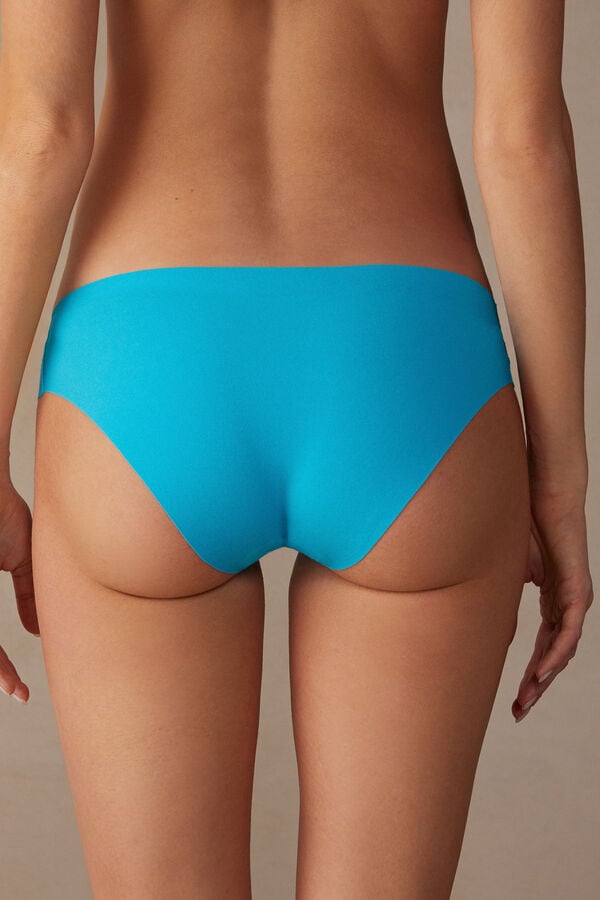 Intimssimi Seamless Supima® Cotton Panties Azules | PEEAH87342