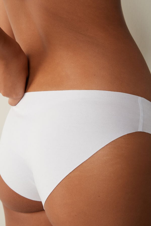 Intimssimi Seamless Supima® Cotton Panties Blancas | PEICD96844