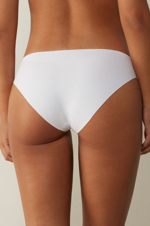 Intimssimi Seamless Supima® Cotton Panties Blancas | PEICD96844