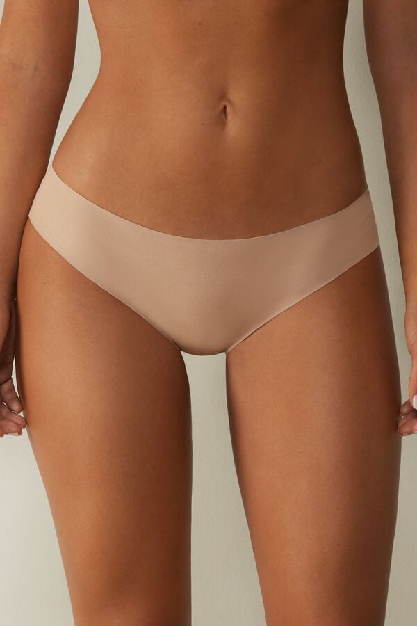 Intimssimi Seamless Supima® Cotton Panties Natural | PPEQX34795