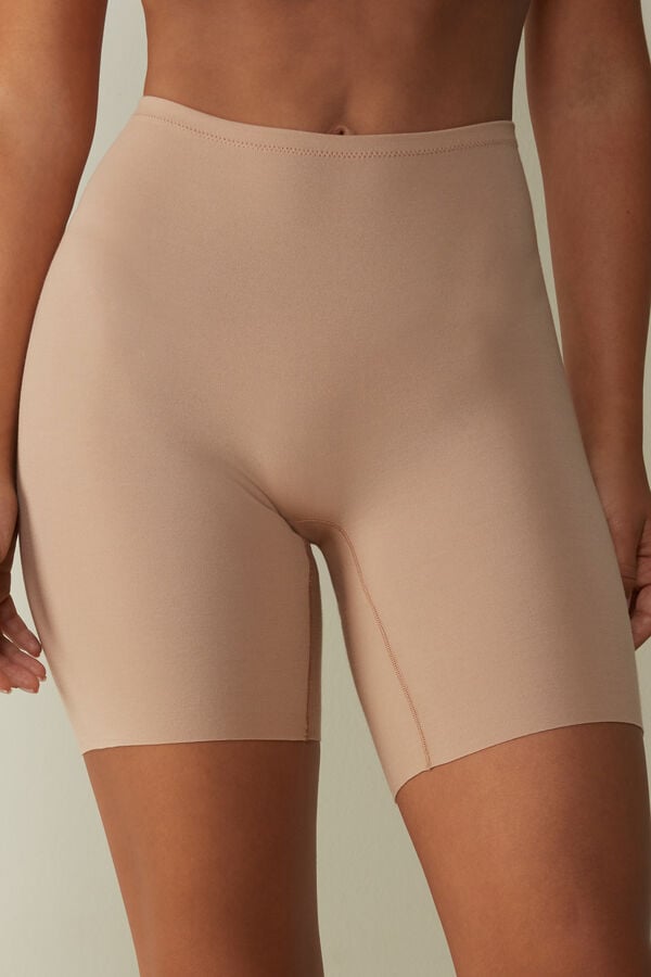 Intimssimi Seamless Supima® Cotton Shorts Natural | PENEJ87885