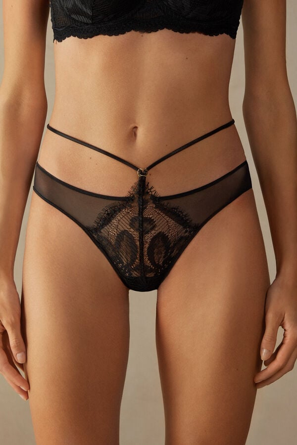 Intimssimi Sensual Unbounded Panties Negras | PEEAH30037