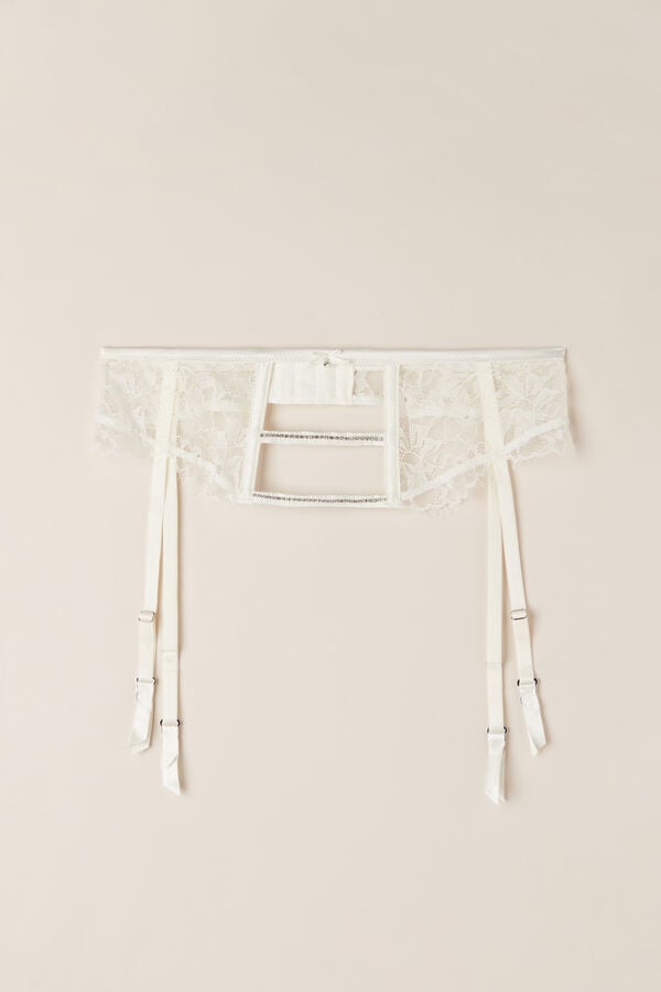 Intimssimi Shine High Like Stars Garter Belt Blancas | PEIIZ22641