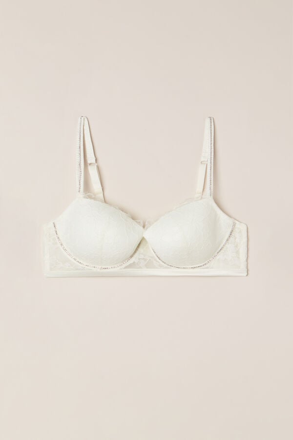 Intimssimi Shine High Like Stars Sofia Balconette Bra Blancas | PEIIZ96691