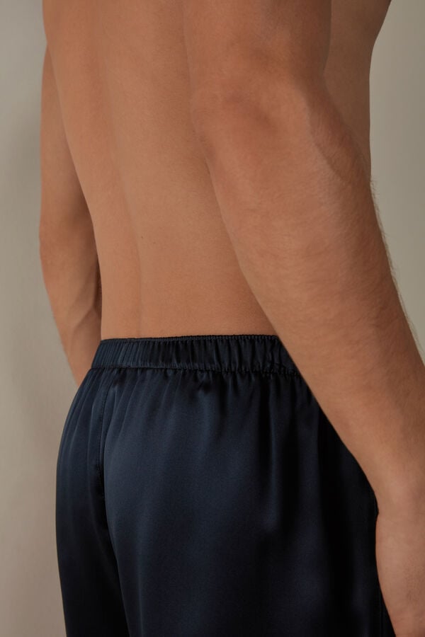 Intimssimi Silk Boxers Azules | PPEQX23616