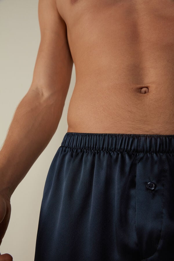 Intimssimi Silk Boxers Azules | PPEQX23616