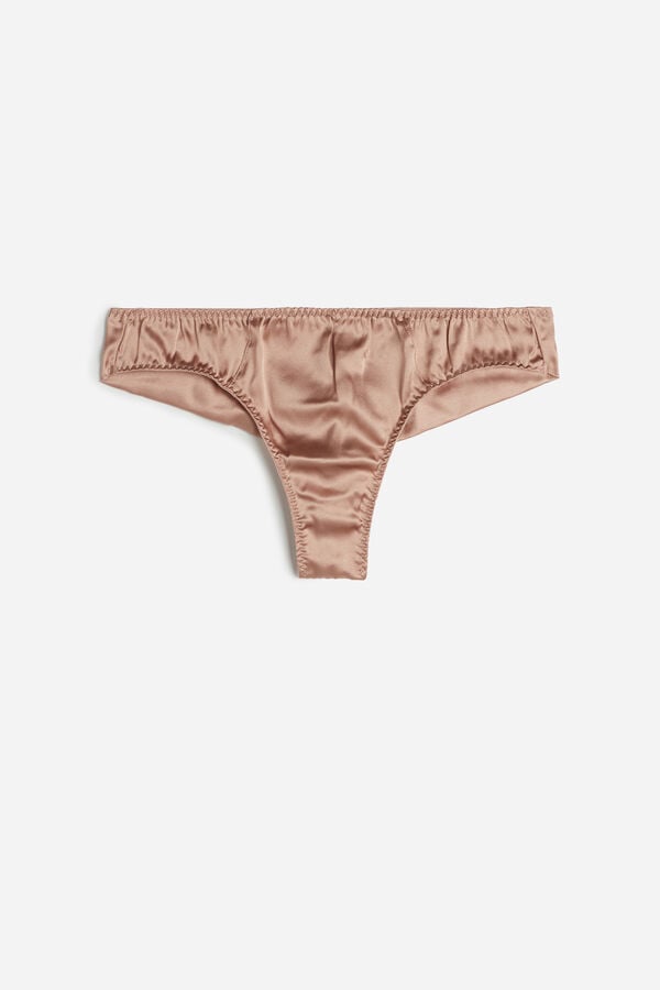 Intimssimi Silk Cheeky Briefs Natural | UPEND88734