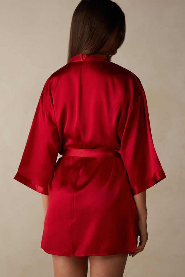 Intimssimi Silk Kimono Rojas | PEXMI47383