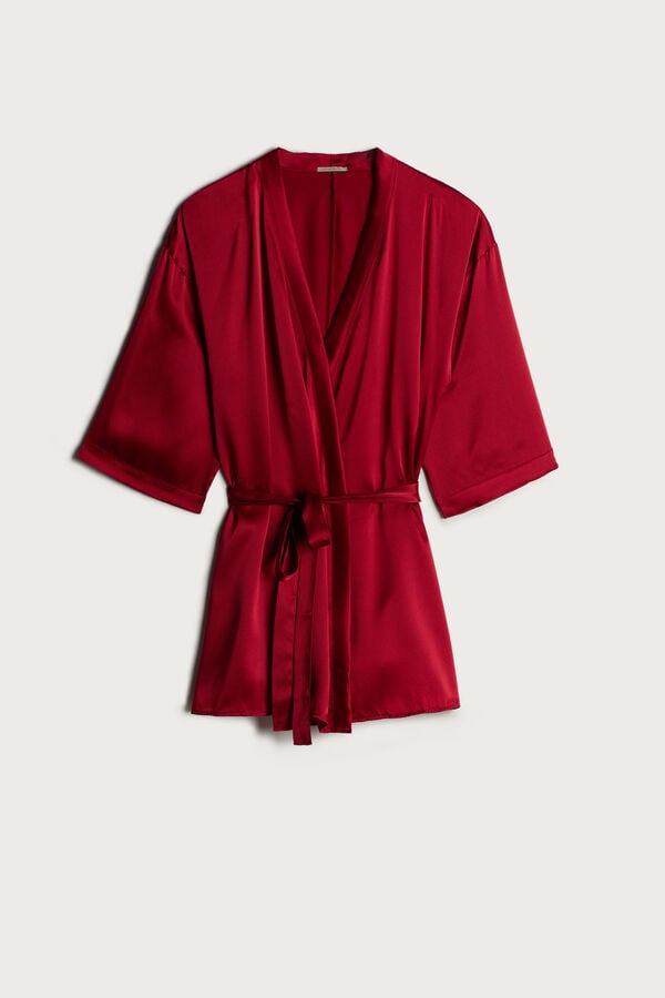 Intimssimi Silk Kimono Rojas | PEXMI47383