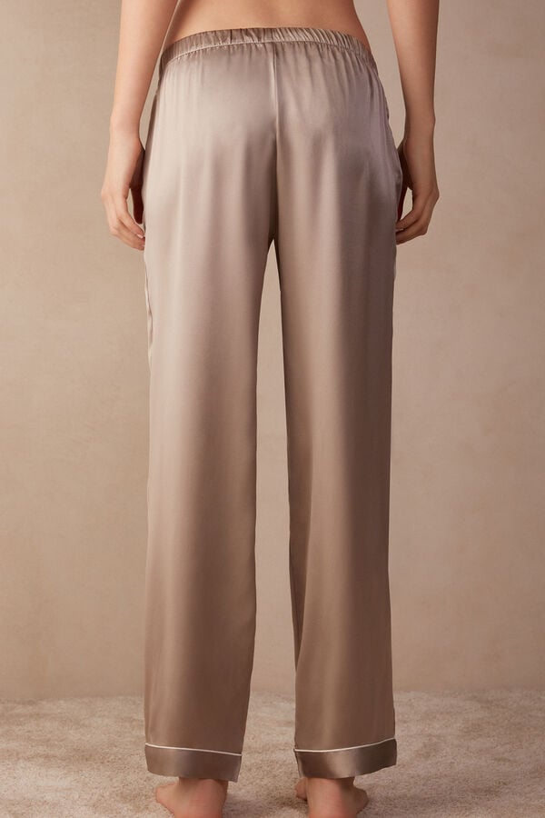 Intimssimi Silk Satin Pajama Pants Natural | PEXMI84466