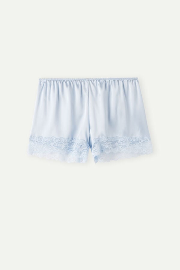 Intimssimi Silk Shorts Azules | PEQCS84124