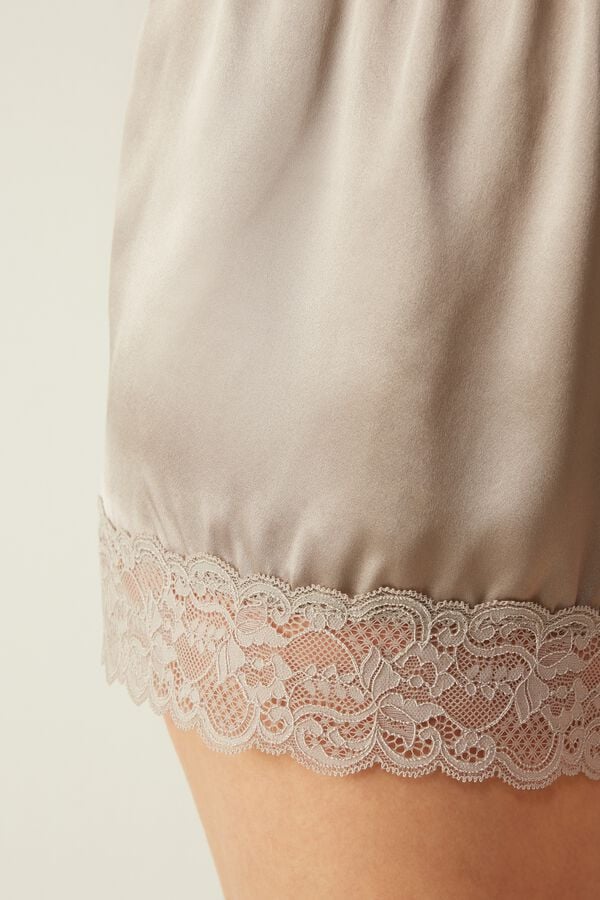 Intimssimi Silk Shorts Natural | PEJKU90589