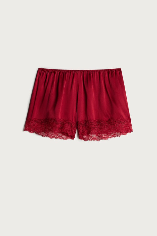 Intimssimi Silk Shorts Rojas | PPEER84569