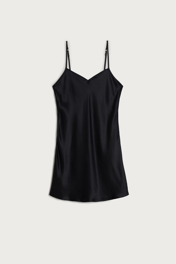 Intimssimi Silk Slip Negras | PEZPD38734