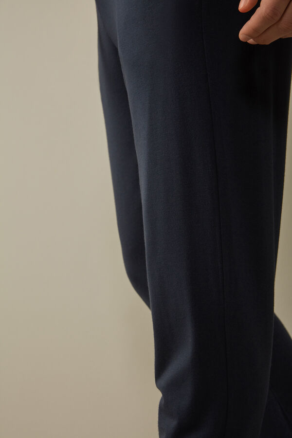 Intimssimi Silk and Modal Trousers Azules | TPEPQ81820