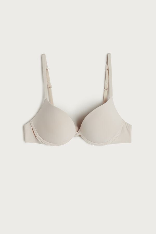 Intimssimi Simona Microfiber Super Push-Up Bra Natural | EPEHC32952