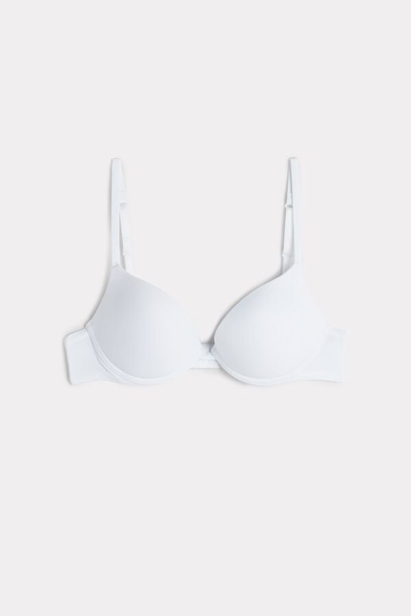 Intimssimi Simona Microfiber Super Push-Up Bra Blancas | PEJVR83721