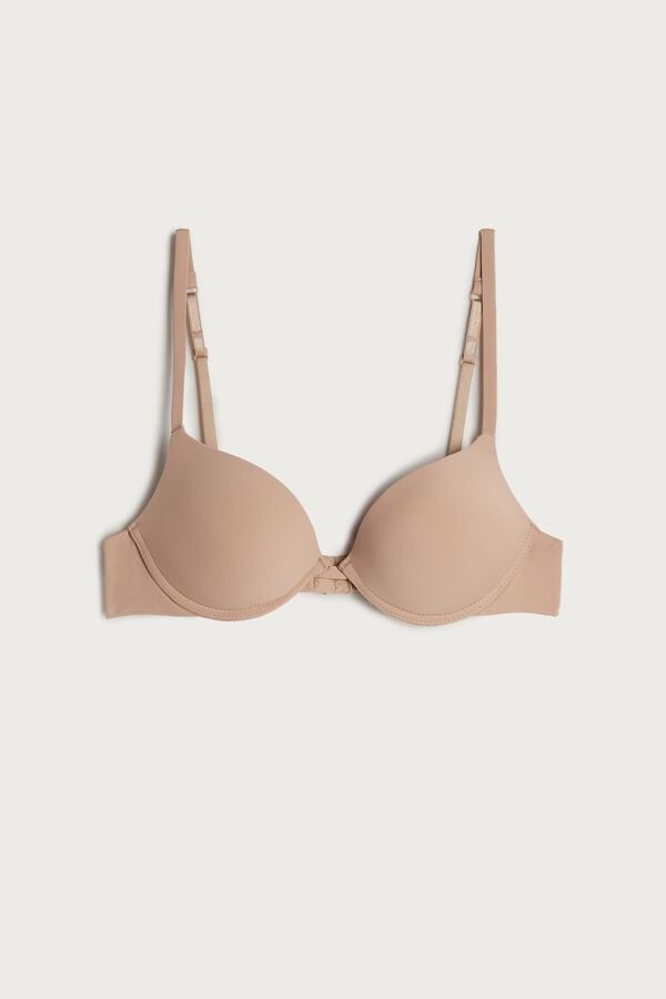 Intimssimi Simona Microfiber Super Push-Up Bra Natural | SPEVO40649