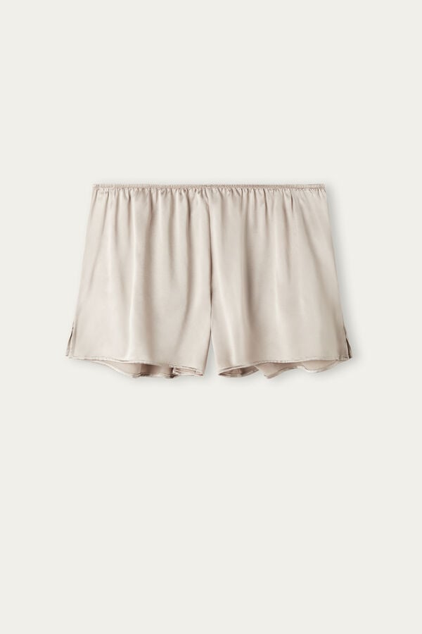 Intimssimi Smooth Silk-Satin Shorts Natural | XPEGW10705