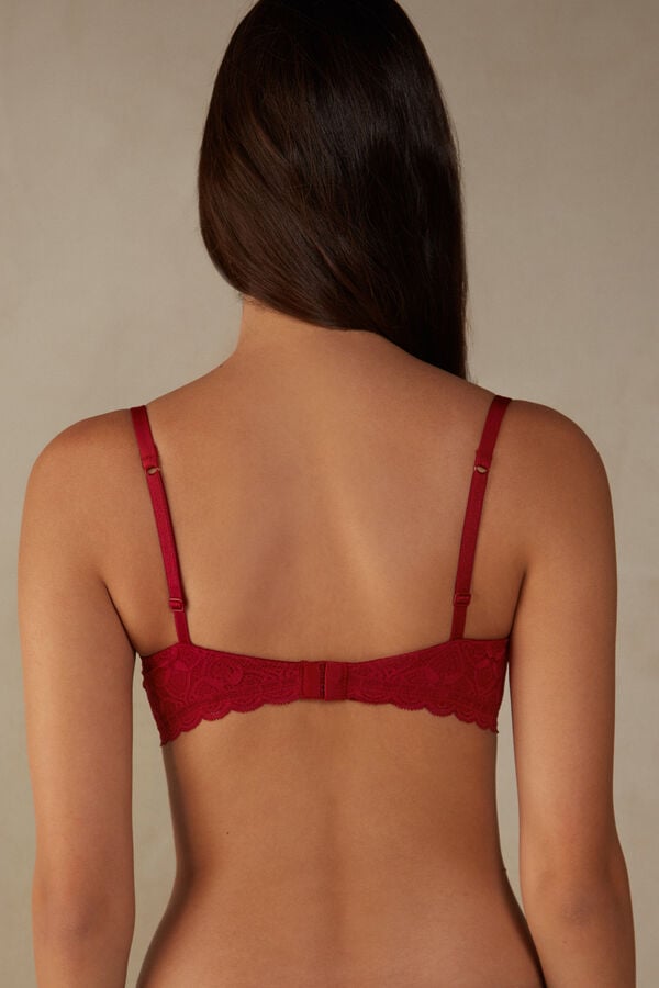 Intimssimi Sofia Balconette Bra in Lace Rojas | APEDF42696