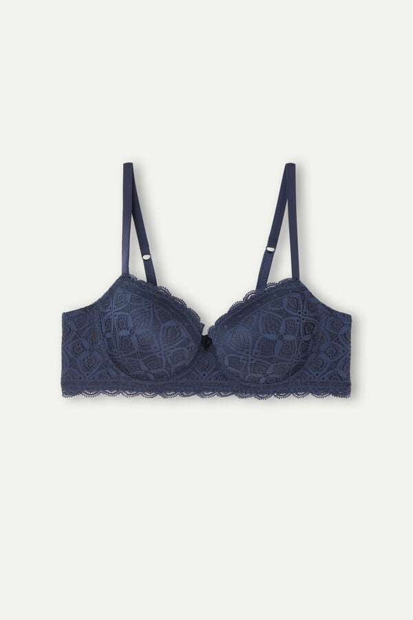 Intimssimi Sofia Balconette Bra in Lace Azules | SPEVO66582