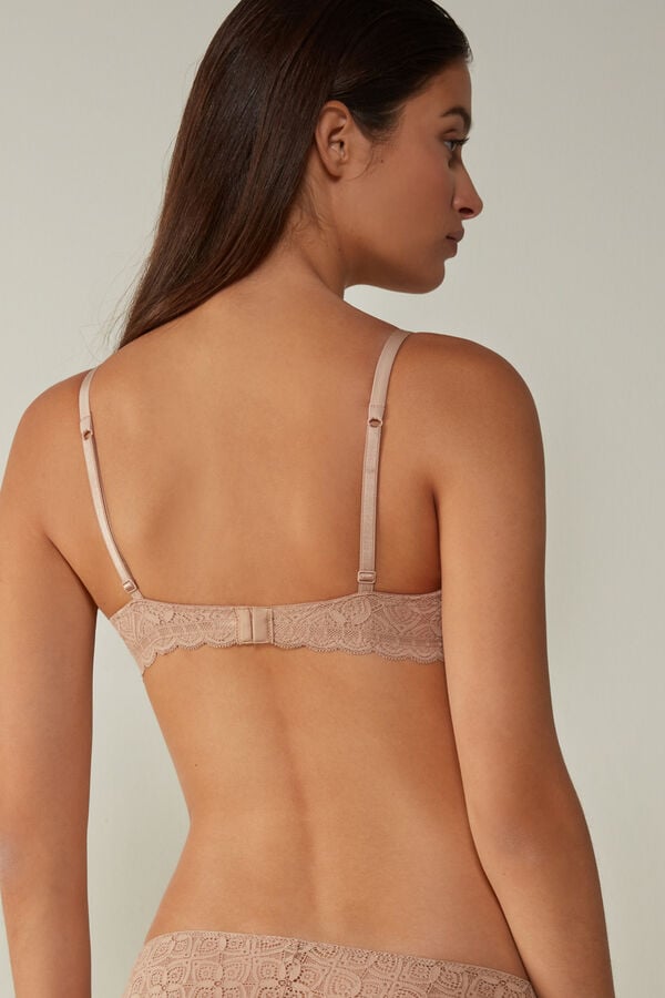 Intimssimi Sofia Balconette Bra in Lace Natural | YPEGT93163