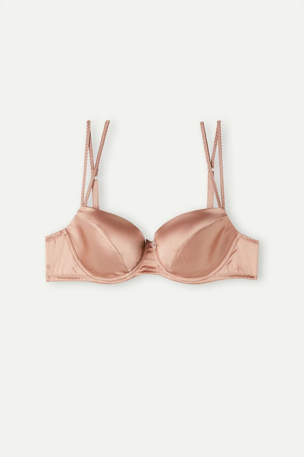 Intimssimi Sofia Balconette Bra in Silk Natural | TPEWZ47875