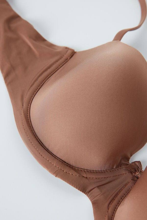 Intimssimi Sofia Balconette Bra in Ultralight Microfiber Natural | PEIIZ14609