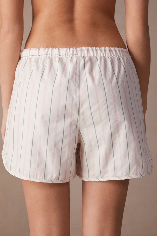 Intimssimi Soft Spring Cotton Cloth Shorts Blancas | PEZDE98740