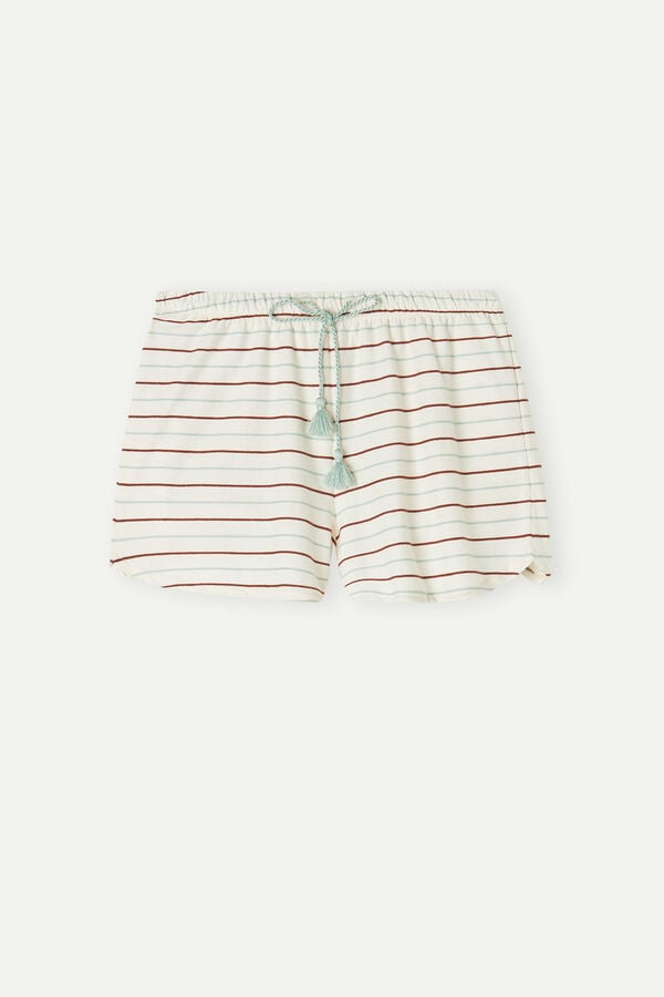 Intimssimi Spices Garden Cotton Shorts Blancas | EPEHC30192