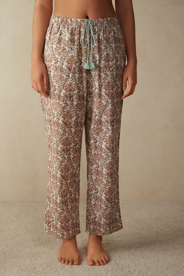 Intimssimi Spices Garden Cotton Trousers Floral | PEQAV77086