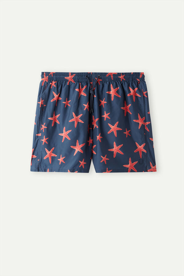 Intimssimi Starfish Print Swim Trunks Azules | PENZX80639