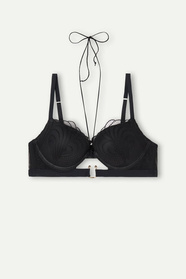 Intimssimi Steal the Show Elettra Super Push-up Bra Negras | YPEVQ28394