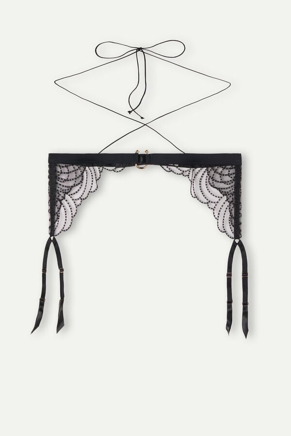 Intimssimi Steal the Show Garter Belt Negras | QPEUV24904