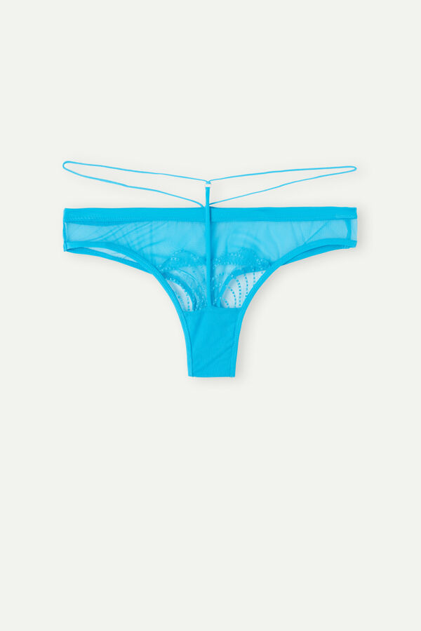 Intimssimi Steal the Show High Rise Brazilian Azules | PEICD21857